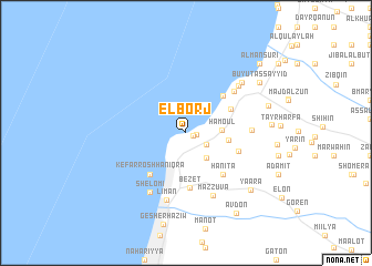 map of El Borj