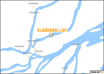 map of El Borobollón