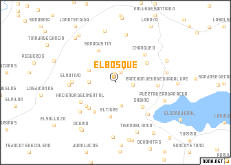 map of El Bosque