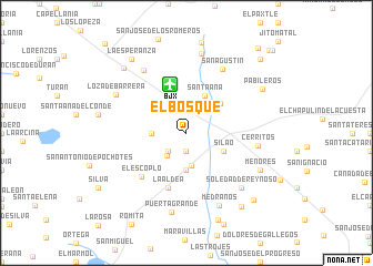 map of El Bosque