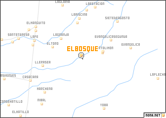 map of El Bosque