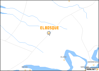 map of El Bosque
