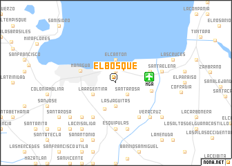 map of El Bosque