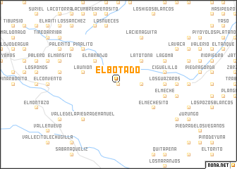 map of El Botado