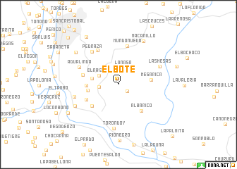 map of El Bote