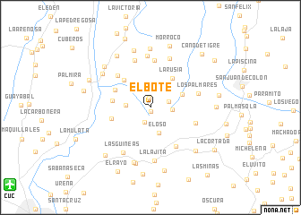 map of El Bote