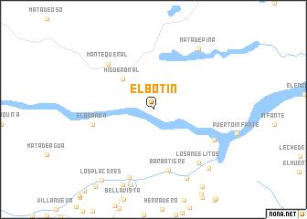 map of El Botín