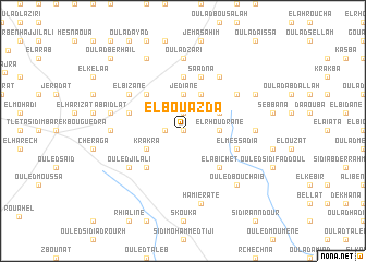 map of El Bouazda