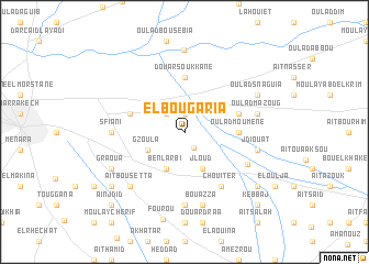 map of El Bougaria