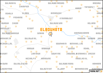 map of El Bouhata