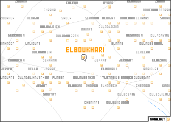 map of El Boukhari