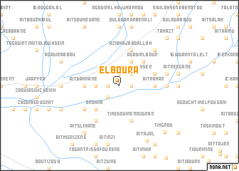 map of El Boura