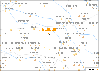 map of El Bour