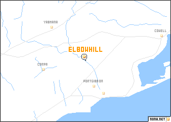 map of Elbow Hill