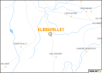 map of Elbow Valley