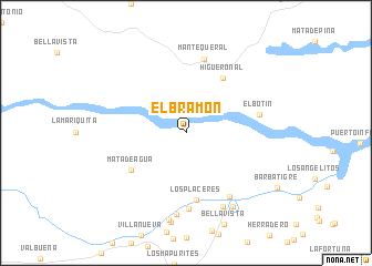 map of El Bramón