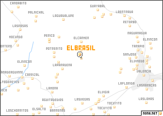 map of El Brasil