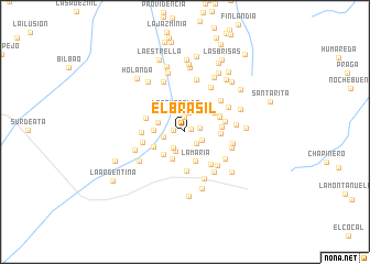 map of El Brasil