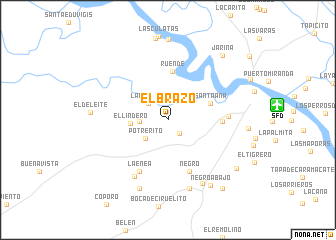 map of El Brazo