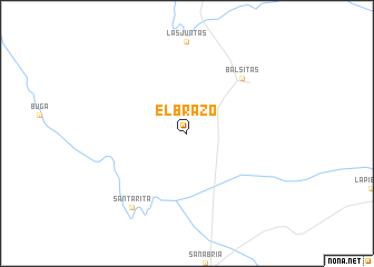 map of El Brazo