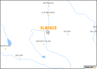 map of El Brazo