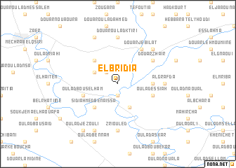 map of El Bridia