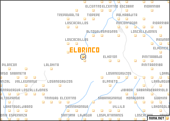 map of El Brinco