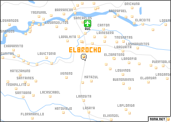 map of El Brocho