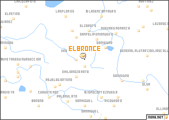 map of El Bronce