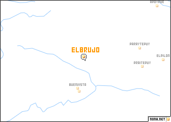 map of El Brujo