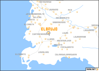 map of El Brujo