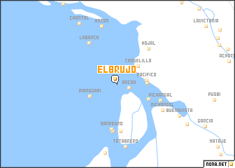 map of El Brujo