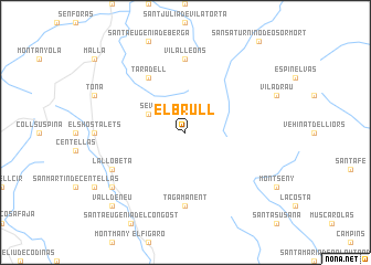 map of El Brull