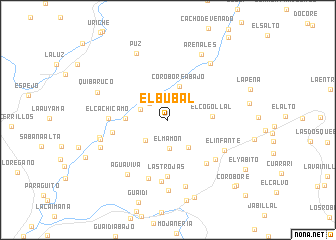 map of El Bubal