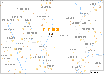 map of El Bubal