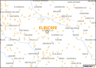 map of El Bucare