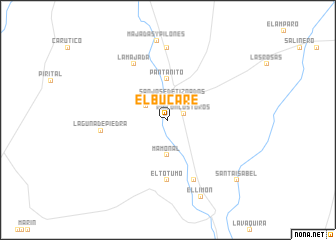 map of El Bucare