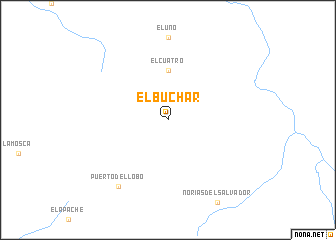 map of El Buchar