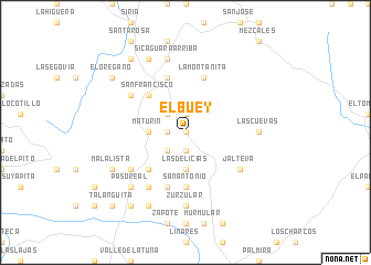 map of El Buey