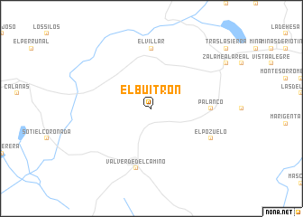 map of El Buitrón