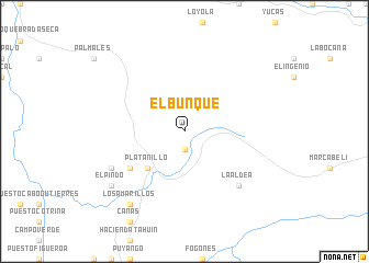 map of El Bunque