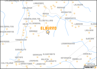 map of El Burro