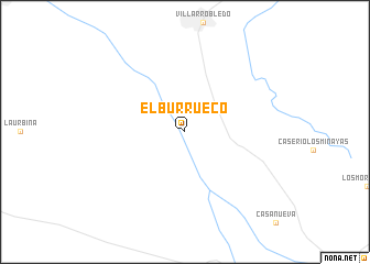 map of El Burrueco