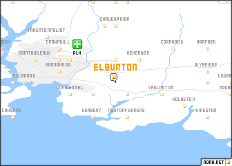 map of Elburton