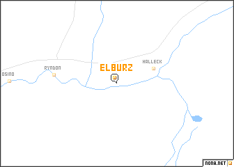 map of Elburz