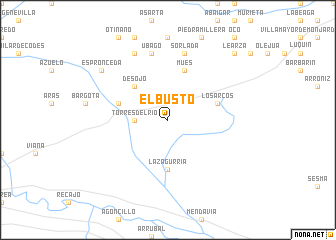 map of El Busto