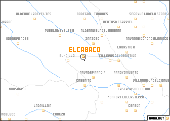 map of El Cabaco