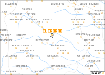 map of El Cábano