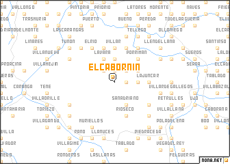 map of El Cabornín