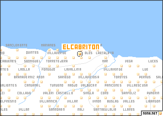 map of El Cabritón